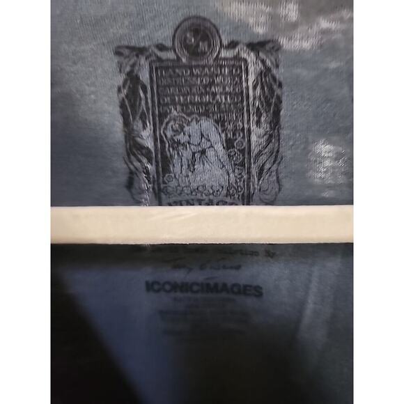 David Bowie Collection By Terry O'Neil T Shirt Men S/M Blue Photo New A130 NWOT - Picture 4 of 5